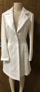 From Georgiou CROCHET Work Front Button Dress Jacket MSRP $139 Now SALE $39.99 - Picture 1 of 12