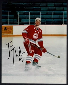 1996 Boston Bruins Pre-Rookie Joe Thornton Autographed Soo Greyhounds 8" x 10" - Bild 1 von 2