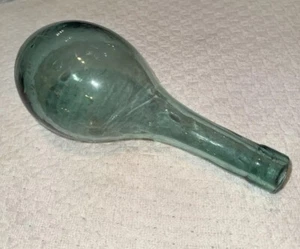 Round Bottom Antique Clear Bottle 9” Found During Panama Canal Construction - Picture 1 of 4