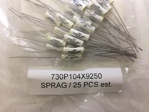 730P104X9250 SPRAGKAPPE FILM 0,1UF 10 % 250VDC AXIAL 6 STÜCK - Bild 1 von 1