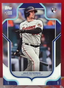 2023 Topps X J-Rod Adley Rutschman #44 Rookie RC Baltimore Orioles - Picture 1 of 1