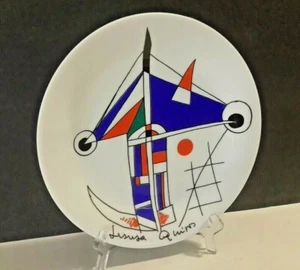 Vtg SARGADELOS Spain ORIXINAL DE JESUSA QUIROS 158/500 Ltd Edition 7-3/4” Plate - Picture 1 of 5