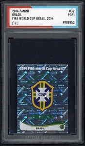 2014 PANINI BRASIL FIFA WORLD CUP BRASIL 2014 #32 SOC POP1 AUTHENTICATED - Picture 1 of 2