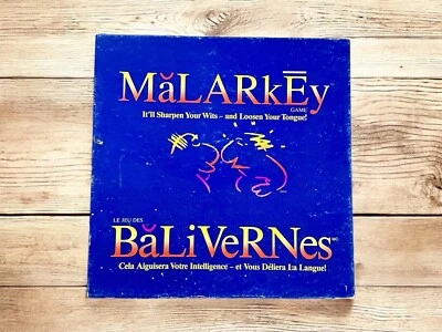 Vintage 1991 Parker Malarkey Board Game Complete Family Party Game - Image 1 of 4