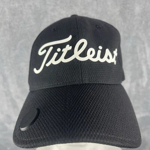 Titleist Hat Cap Golf Fitted Black Adjustable Fit M/L Strapback Outdoors - Picture 1 of 13