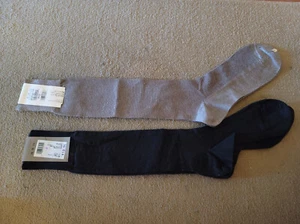 Calvin Klein Men's Dress Socks – Black & Taupe - 2pr - Picture 1 of 6