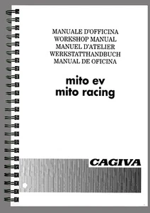 Cagiva MITO 125 Ev WORKSHOP MANUAL REPAIR TALLER SERVICE BOOK ON PAPER ENGLISH - Picture 1 of 4