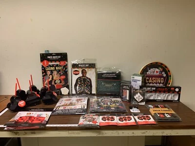 Decoraciones de fiesta temática de casino Foto 1 de 4