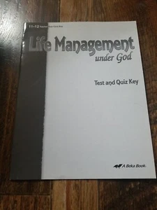 Abeka Life Management Under God Teacher Quiz/Test Key - Picture 1 of 1