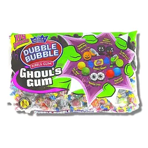 Dubble Bubble Ghoul's Gum Assorted Bag - 160 Pieces - 2.26 lb - Best By 06/2025 - Picture 1 of 1
