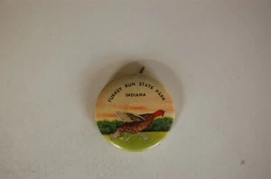 Vintage Indiana Turkey Run State Park Werbung Pinback - Bild 1 von 2