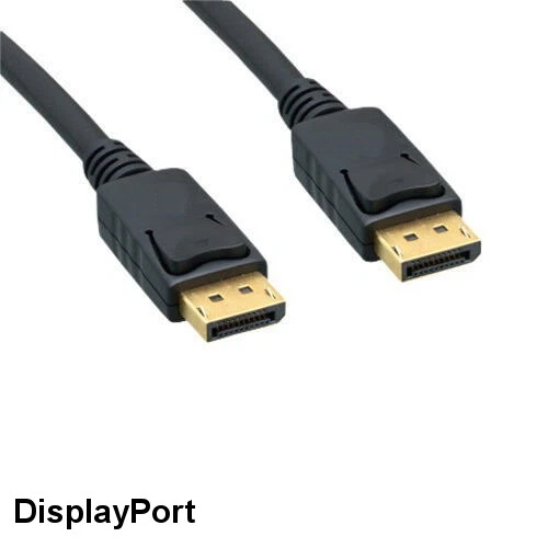 50ft DisplayPort 1.2 Male to Male Cable w/Latch 28AWG Gold-Plated 4K HD Monitor - Image 1 of 1