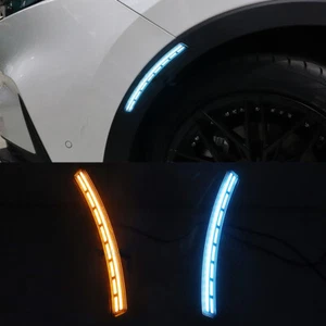 1 Set For 2023 CRV Front Bumper Wheel Fender Molding Trim LED Light - Foto 1 di 4