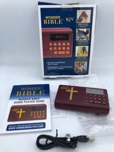 Wonder Bible Audio Player Old And New Testament KJV With Book And Charger Tested - Imagen 1 de 12