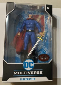 McFarlane Toys DC Multiverse NightMaster 7" Figure Shadowpact Red Platinum - New - Picture 1 of 4