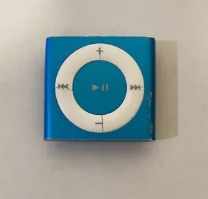 Apple iPod Shuffle 4th Generation Blue (2 GB) Works Great - Picture 1 of 10