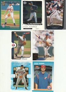 ⚾ 20 + different JAVIER VAZQUEZ cards lot RC 1997 - 2009 Expos Sox White Braves - Picture 1 of 3