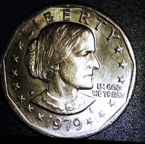 1979 Susan B Anthony Liberty [Rare FG - Frank Gasparro] ONE DOLLAR U.S. Coin Cover