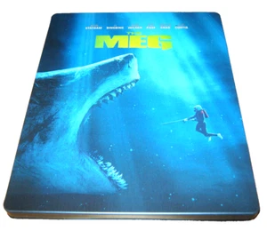 The Meg - Jason Statham - Near Mint - 4K Ultra HD Blu-Ray - Steelbook Edition - Picture 1 of 2