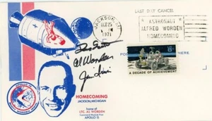 Apollo 15- First Day Cover Signed by Scott, Irwin & Worden - Picture 1 of 1