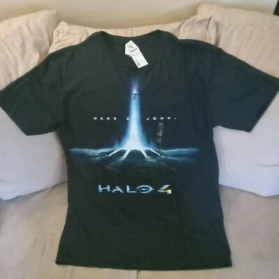 Nwt Halo 4 Black T Shirt Large Xbox rare graphic t - Image 1 of 3