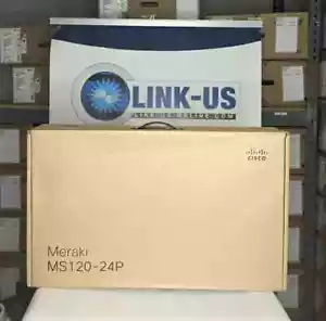 Neu Original Cisco Meraki MS120-24P-HW *nicht beansprucht* mit Garantie 24 Ports PoE Switch - Bild 1 von 4