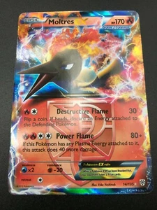 Moltres EX ULTRA RARE 14/135 Pokemon BW Plasma Storm NM Card TCG HOLO 2012 - Picture 1 of 2