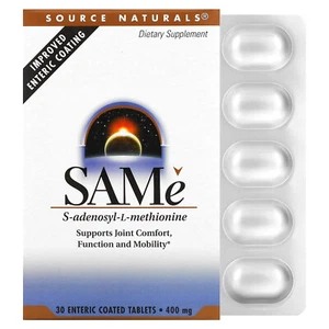 SAMe , 400 mg, 30 Enteric Coated Tablets - Picture 1 of 2