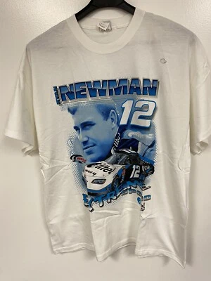 Camisa para hombre Ryan Newman #12 Alltel Penske Racing blanca 2 puntos 2XL C Foto 1 de 4