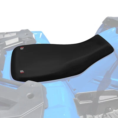 Funda de asiento negra para ATV Kemimoto para Polaris Sportsman 450 570 2014-2021 cuero PU Foto 1 de 4