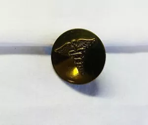 VINTAGE ARMY MEDICAL CORPS COLLAR BRANCH INSIGNIA PIN - Picture 1 of 1