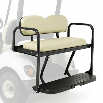 Carro de golf plegable asiento trasero abatible para Yamaha Drive (G29) 2007-2016 blanco roto Foto 1 de 4