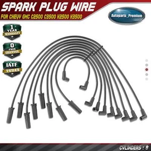 9x Spark Plug Wire Set for Chevrolet GMC C2500 C3500 K2500 K3500 90-93 V8 7.4L - Bild 1 von 8