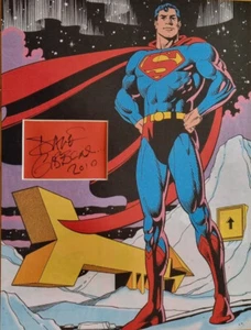 DAVE GIBBONS Signed 16x12 Photo Display SUPERMAN DC Comic Book Artist COA - Picture 1 of 1