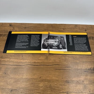 FORD BRONCO Concept Press Kit from 2003 Detroit Auto Show RARE COLLECTIBLE - Image 1 of 4