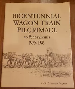 Programa de recuerdos de vagón bicentenario de peregrinación en tren a Pensilvania 1975-1976 - Imagen 1 de 2