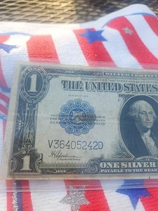 1923 One Dollar Silber Zertifikat große Pferdedecke - Bild 1 von 4