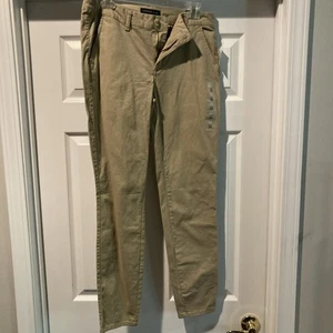 Damen Hose Khaki Aeropostale - Skinny Twill Pant - 10 Reg - 2106 Neu Mit Etikett - Bild 1 von 15