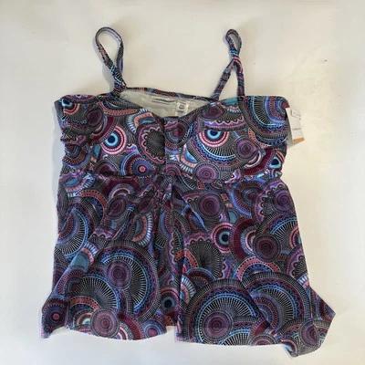 Camiseta sin mangas Croft & Barrow para mujer con multicolor talla 24W Foto 1 de 4