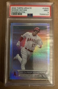 2022 Topps Update Rainbow Foil Shohei Ohtani #US92 PSA 9 Angels Dodgers - Bild 1 von 2