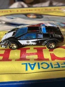 Hot Wheels Black Lamborghini Countach Police Car - Picture 1 of 8