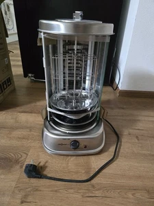 KEBAP MASTER DÖNER DREHSPIEß ELEKTRO TISCH GYROS HÄHNCHEN GRILL EDELSTAHL 1500W - Bild 1 von 4