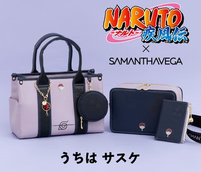 Berloque carteira bolsa NARUTO x Samantha Vega Shippuden colaboração Sasuke Uchiha - Imagem 1 de 3
