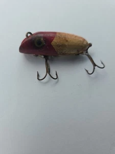 Vintage South Bend Red Head Babe Oreno Minnow Antique Fishing Lure Tackle Rare - Bild 1 von 12