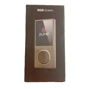 MICROSOFT ZUNE Green 8GB In Box Working - Picture 1 of 9