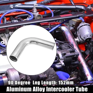 Car OD 2.75" Leg Length 6" Intercooler Air Intake Tube 90 Degree Bend Elbow - Picture 1 of 6