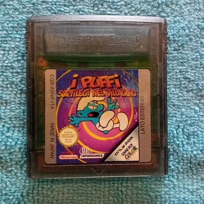 The Smurfs Magic Spells IN Village Nintendo Game Boy Color Cgb-Asnp-Ita Working - Image 1 of 3