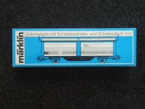 Märklin - H0 - Personenwagen - OVP - 4633 - Güterwagen mit Schiebewänden - Bild 1 von 1