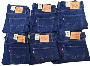 Pantalones de mezclilla elásticos cónicos azul índigo Levis 502 para hombre todas las tallas - Imagen 1 de 9