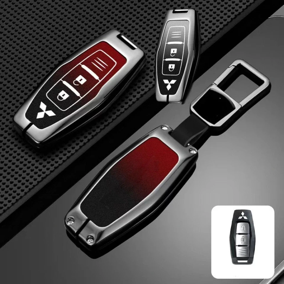 Novo para Mitsubishi L200 ASX RVR Mirage Capa Chaveiro Couro - Imagem 1 de 4